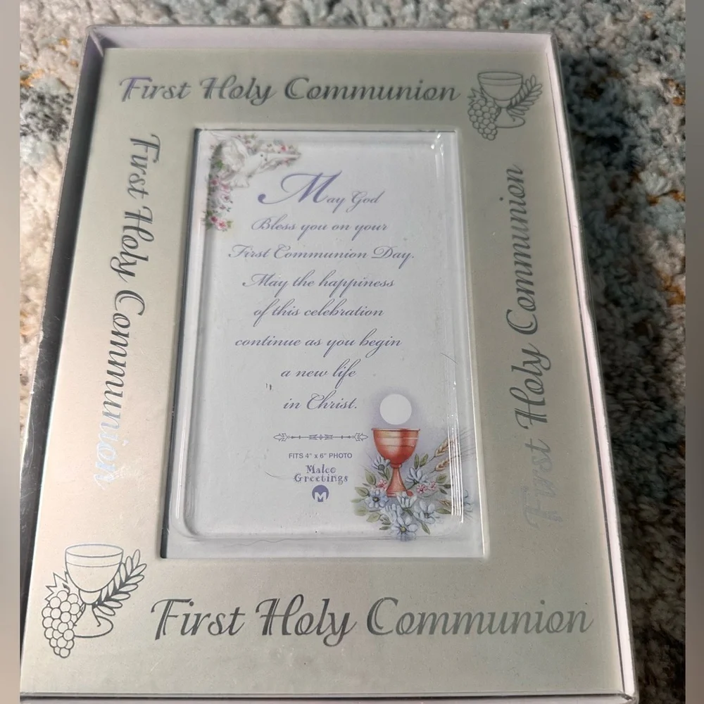 First Holy Communion 4x6 Picture Frame - New in Box
